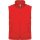 Uniszex  unisex mellény polár béléssel, Kariban KA6118, Red-3XL