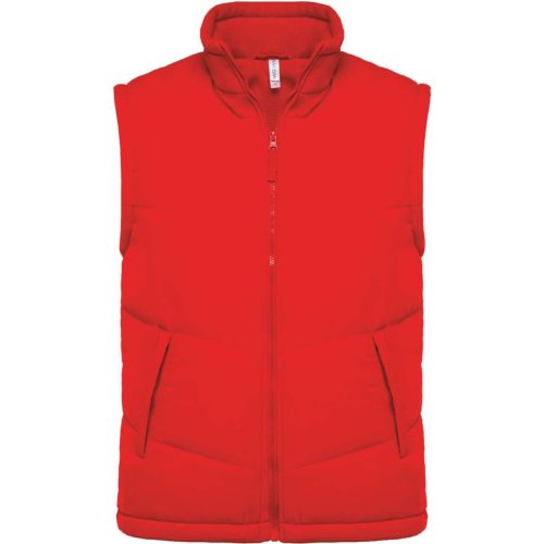 Uniszex  unisex mellény polár béléssel, Kariban KA6118, Red-3XL