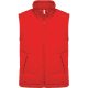 Uniszex  unisex mellény polár béléssel, Kariban KA6118, Red-3XL