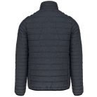 Férfi bélelt meleg és ultrakönnyű kabát , Kariban KA6120, Marl Dark Grey-4XL