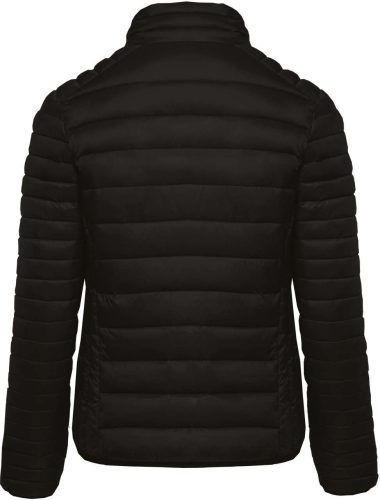 Női bélelt meleg és ultrakönnyű kabát , Kariban KA6121, Black-XL