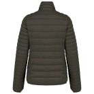 Női bélelt meleg és ultrakönnyű kabát , Kariban KA6121, Dark Khaki-2XL