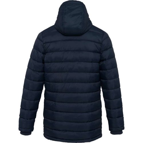 Férfi kapucnis steppelt kabát, Kariban KA6128, Navy-3XL