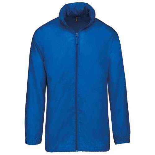 Uniszex rejtett kapucnis széldzseki, Kariban KA616, Light Royal Blue-2XL