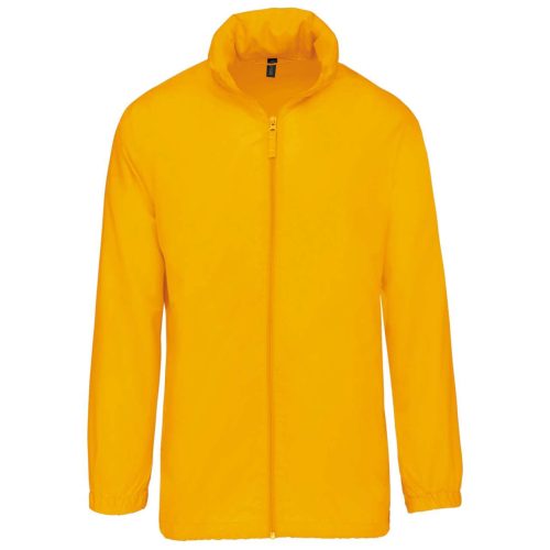 Uniszex rejtett kapucnis széldzseki, Kariban KA616, Yellow-2XL