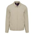 Férfi kockás bélésű dzseki, Kariban KA623, Beige-2XL