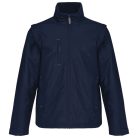 Uniszex levehető ujjú bélelt kabát, Kariban KA639, Navy/Grey-3XL