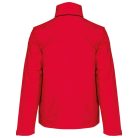 Uniszex levehető ujjú bélelt kabát, Kariban KA639, Red/Black-3XL