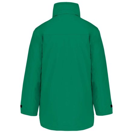 Uniszex kapucnis kabát steppelt béléssel, Kariban KA677, Kelly Green-XL