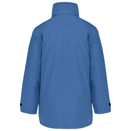 Uniszex kapucnis kabát steppelt béléssel, Kariban KA677, Light Royal Blue-XL