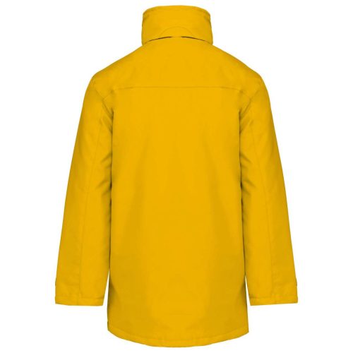 Uniszex kapucnis kabát steppelt béléssel, Kariban KA677, Yellow-2XL