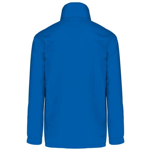 Férfi bélelt széldzseki rejtett kapucnival, Kariban KA687, Light Royal Blue-XL