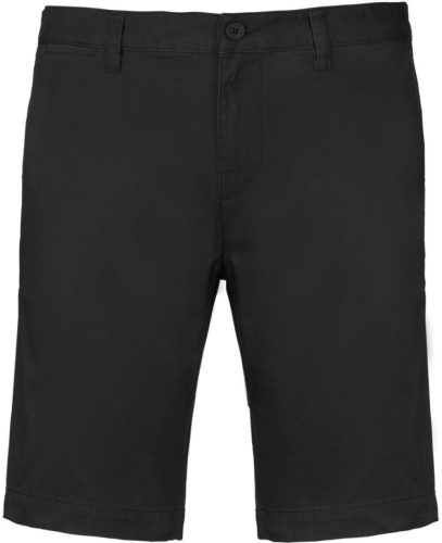 Férfi mosott hatású bermuda, Kariban KA750, Black-38