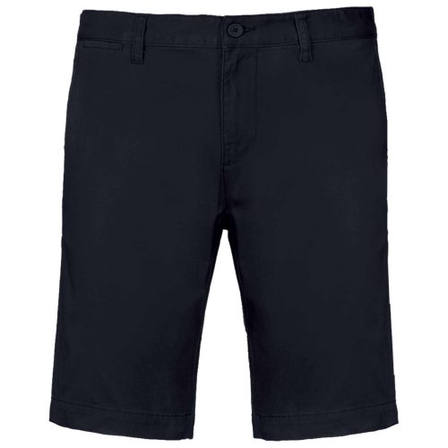 Férfi mosott hatású bermuda, Kariban KA750, Dark Navy-40