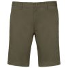 Férfi mosott hatású bermuda, Kariban KA750, Light Khaki-40