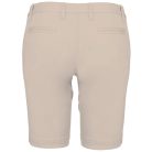 Női mosott hatású bermuda, Kariban KA751, Beige-34