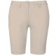 Női mosott hatású bermuda, Kariban KA751, Beige-38