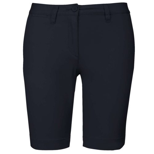 Női mosott hatású bermuda, Kariban KA751, Dark Navy-34