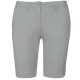 Női mosott hatású bermuda, Kariban KA751, Fine Grey-46