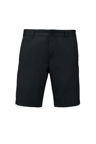 Férfi használt hatású pamut bermuda, Kariban KA752, Washed Charcoal-50