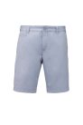 Férfi használt hatású pamut bermuda, Kariban KA752, Washed Smoky Blue-38