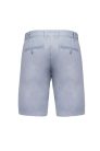 Férfi használt hatású pamut bermuda, Kariban KA752, Washed Smoky Blue-38