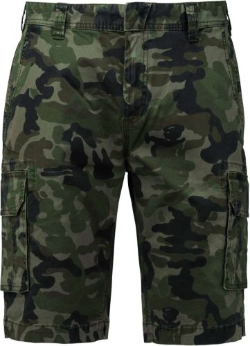 Férfi oldalzsebes bermuda, Kariban KA754, Olive Camouflage-38