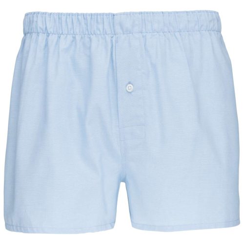 Férfi laza boxeralsó, gombos sliccel, Kariban KA803, Oxford Blue-2XL