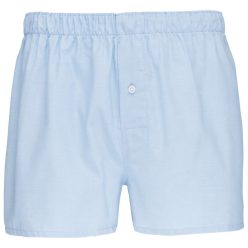   Férfi laza boxeralsó, gombos sliccel, Kariban KA803, Oxford Blue-S