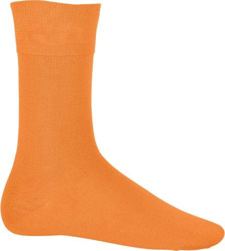 Uniszex mélybordás férfi zokni, Kariban KA813, Orange-39/42