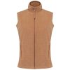 Női MELODIE polár mellény, Kariban KA906, Camel Heather-XL