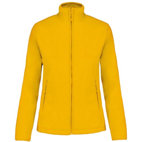 Női MAUREEN cipzáras polár pulóver, Kariban KA907, Yellow-2XL