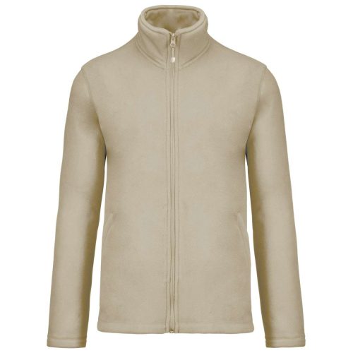 Uniszex FALCO cipzáras mikropolár pulóver, Kariban KA911, Beige-2XL