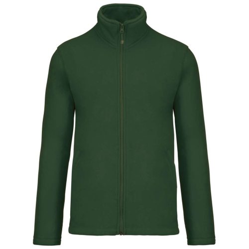 Uniszex FALCO cipzáras mikropolár pulóver, Kariban KA911, Forest Green-2XL