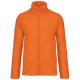 Uniszex FALCO cipzáras mikropolár pulóver, Kariban KA911, Fluorescent Orange-3XL