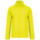 Uniszex FALCO cipzáras mikropolár pulóver, Kariban KA911, Fluorescent Yellow-2XL