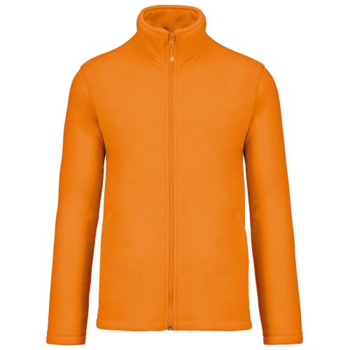 Uniszex FALCO cipzáras mikropolár pulóver, Kariban KA911, Orange-2XL