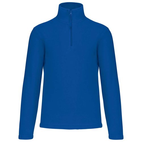 Uniszex galléros, 1/4 cipzáras mikropolár pulóver, Kariban KA912, Royal Blue-2XL