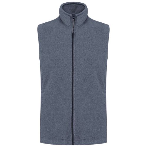 Férfi LUCA  polár mellény, Kariban KA913, French Navy Heather-XL