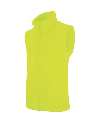 Férfi LUCA  polár mellény, Kariban KA913, Fluorescent Yellow-4XL