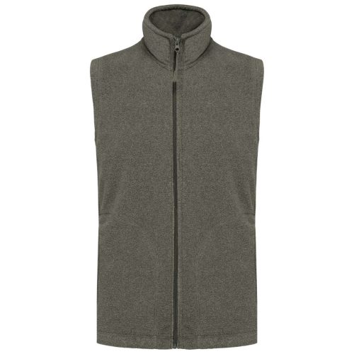 Férfi LUCA  polár mellény, Kariban KA913, Green Marble Heather-2XL