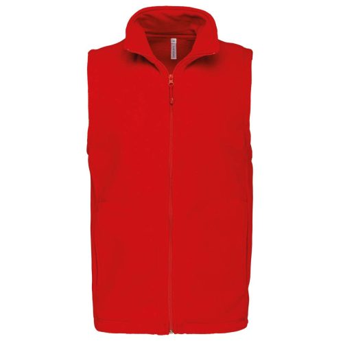 Férfi LUCA  polár mellény, Kariban KA913, Red-2XL