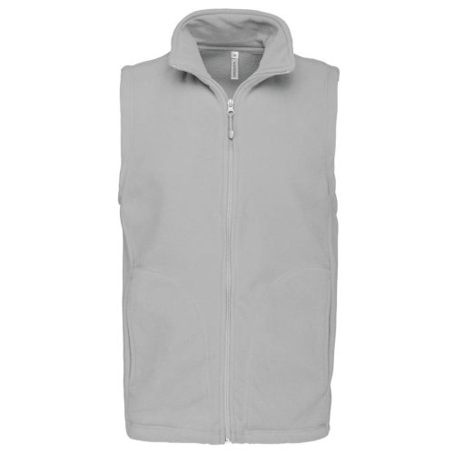 Férfi LUCA  polár mellény, Kariban KA913, Snow Grey-4XL