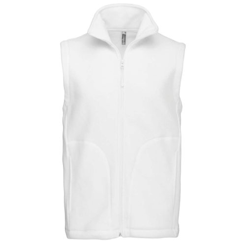 Férfi LUCA  polár mellény, Kariban KA913, White-XL