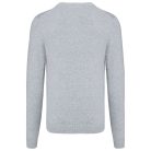 Férfi prémium V-nyakú pulóver, Kariban KA982, Light Grey Heather-2XL