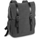 KI0143 vászon hátizsák belső 13 colos laptop rekesszel Kimood, Washed Dark Grey-U