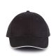 KP011 hat paneles Baseball sapka K-UP, Black/White-U