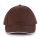 KP011 hat paneles Baseball sapka K-UP, Chocolate/Beige-U