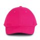 KP011 hat paneles Baseball sapka K-UP, Fuchsia/Black-U