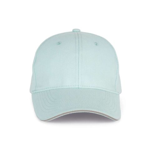 KP011 hat paneles Baseball sapka K-UP, Ice Mint/Light Grey-U